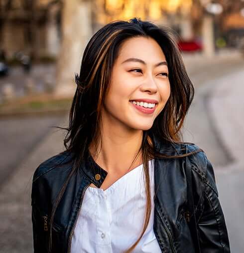 smiling woman